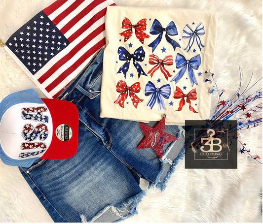 Patriotic bows