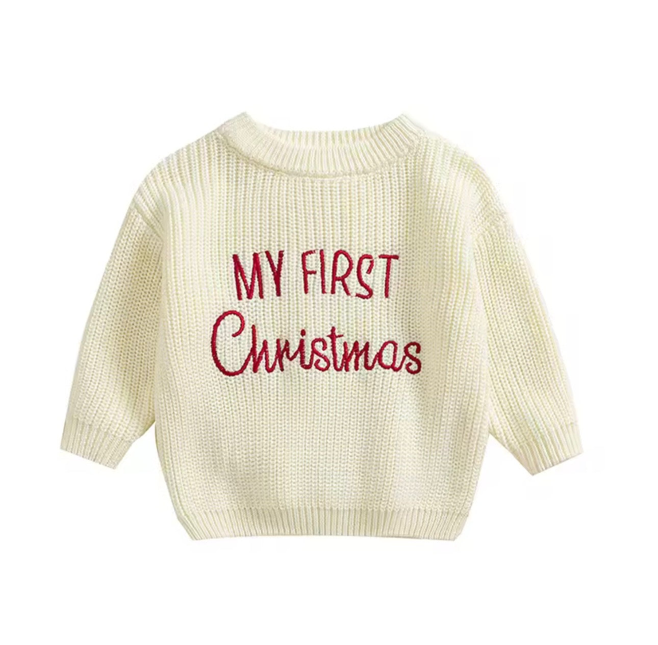 My 1st Christmas Knit Sweater