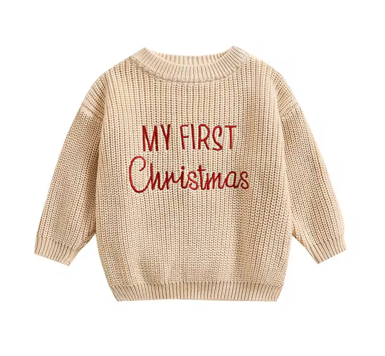My 1st Christmas Knit Sweater