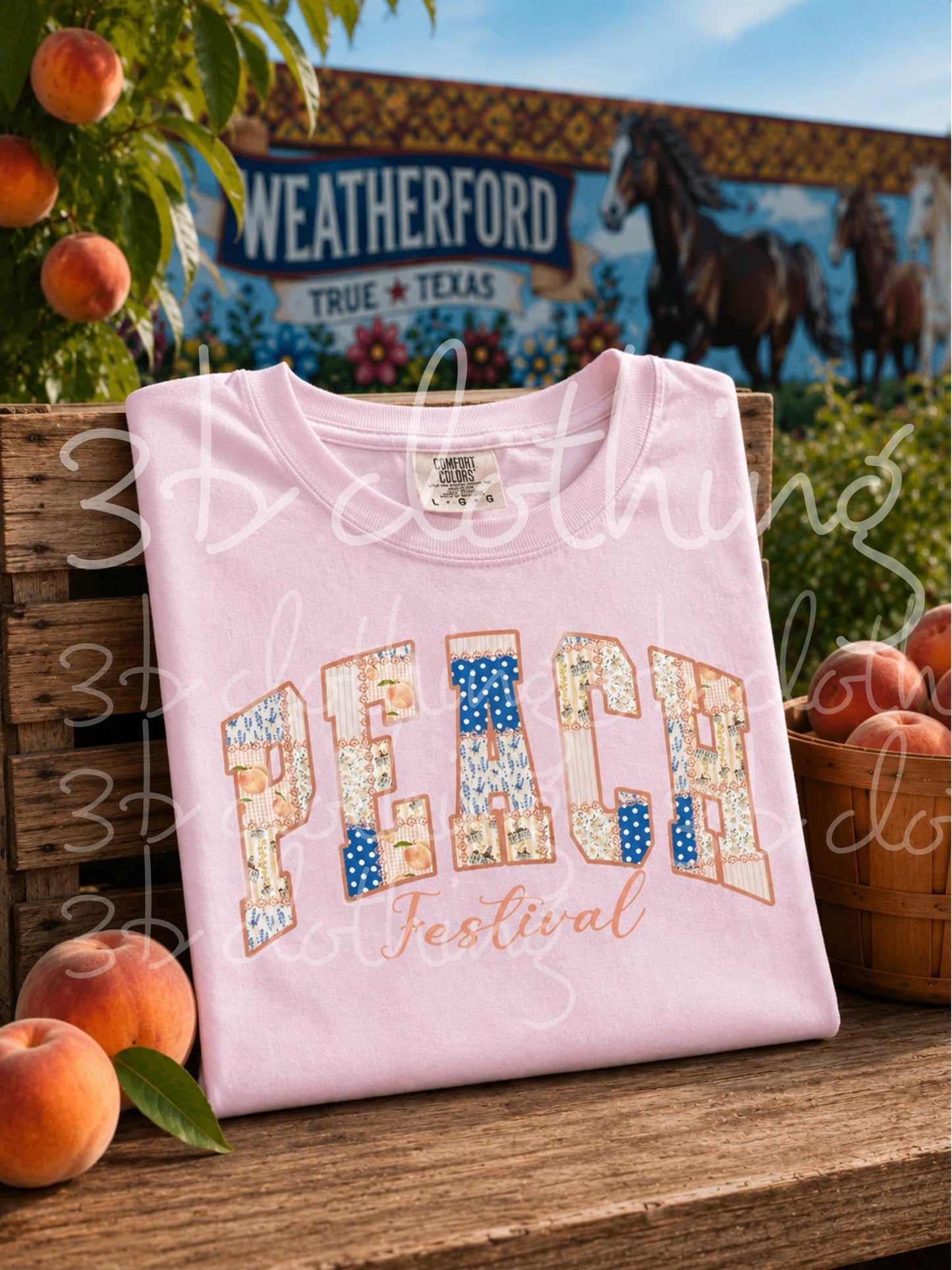 Quilted Peach