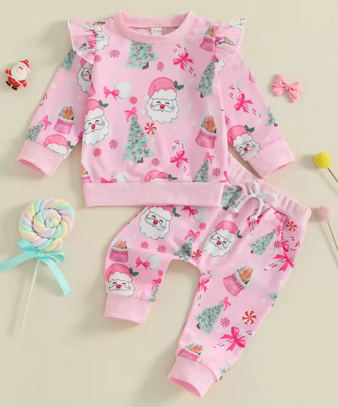 I’m Dreaming of a Pink Christmas Infant & Toddler Lounge Set