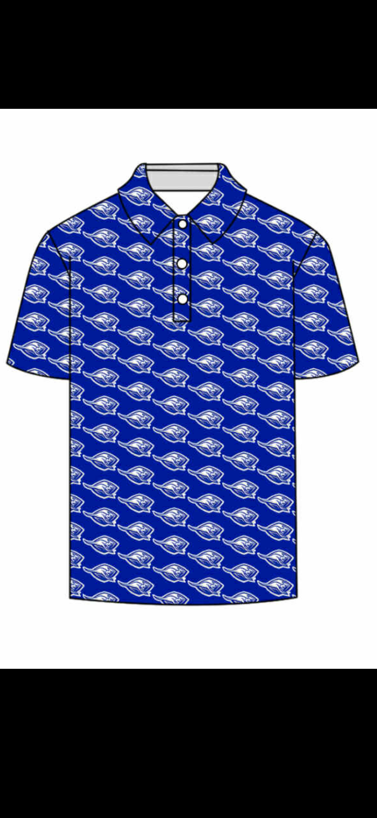 Adult Roo Print PRE-ORDER POLO