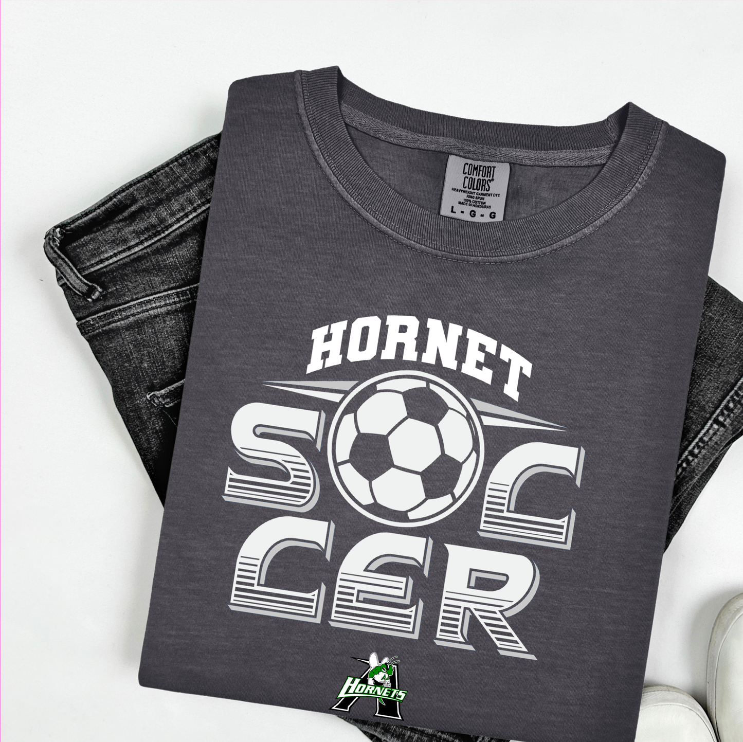 Hornet Soccer-Raise the bar T shirt