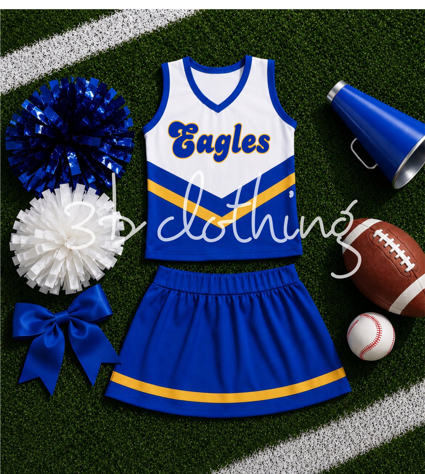 Brock little eagles Cheer set