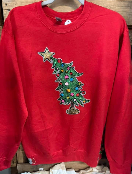 The Leaning Christmas Tree Shirt - with the Green Grump’s heart side detail 🫶🏻