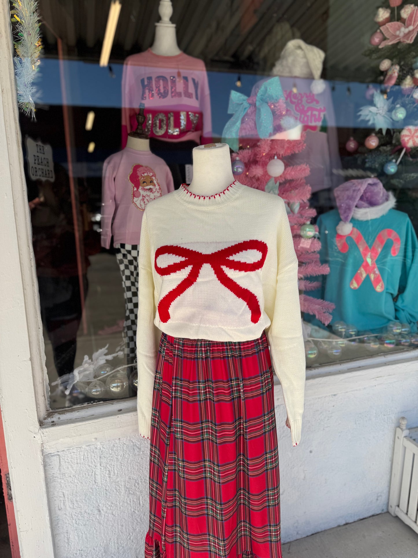 Bow sweater- size xl