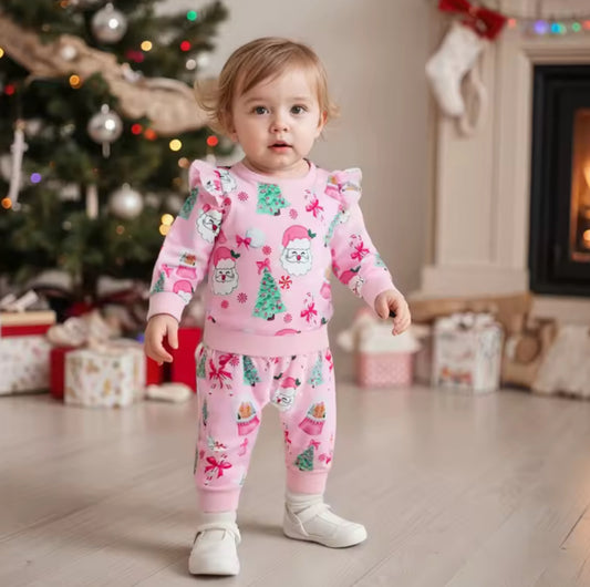 I’m Dreaming of a Pink Christmas Infant & Toddler Lounge Set