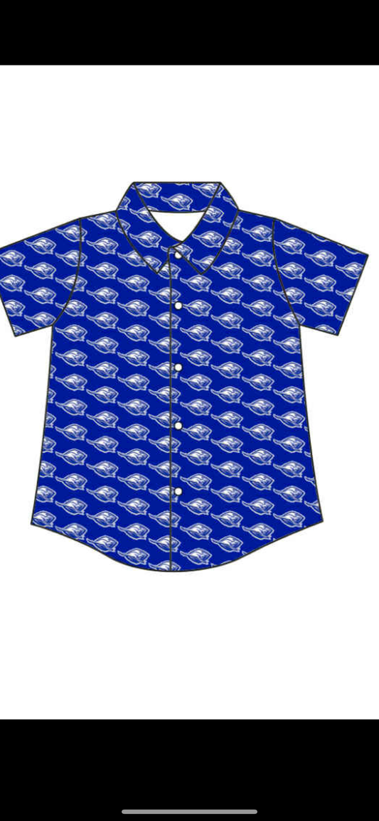 Adult Roo Print PRE-ORDER BUTTON UP