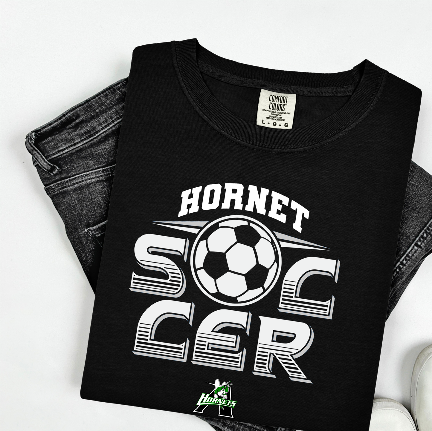 Hornet Soccer-Raise the bar T shirt