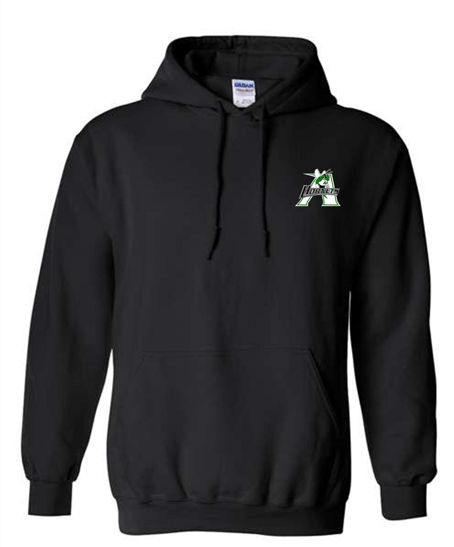 Gildan Fleece Hoodie with left chest detail